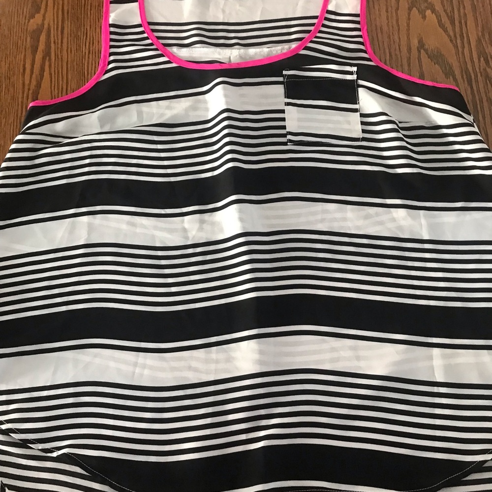 Torrid sleeveless striped top